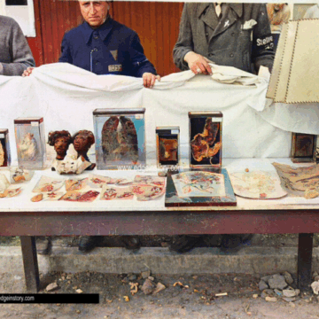 Ed Gein Gathered Crime Scene Objects Evidence Crime Scene 1957 COLORIZED Photos of Ed Gein Crime Scene Evidence (Graphic Content Warning)